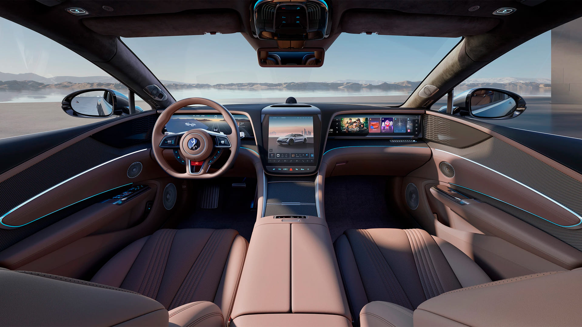 Электромобили Yangwang U7 2026 из Китая 360